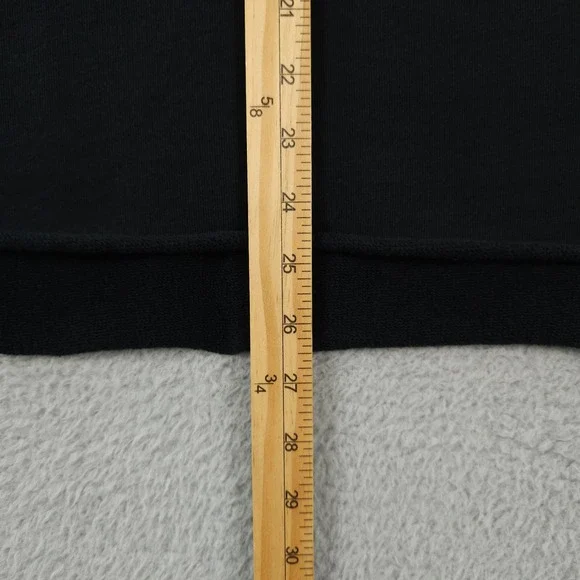 Frank & Eileen Anna Capelet Womens M Black Long Sleeve Triple Fleece Sweatshirt - Picture 6 of 9